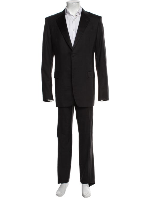 Prada 2017 Enameled Metal Triangle Two-Piece Suit