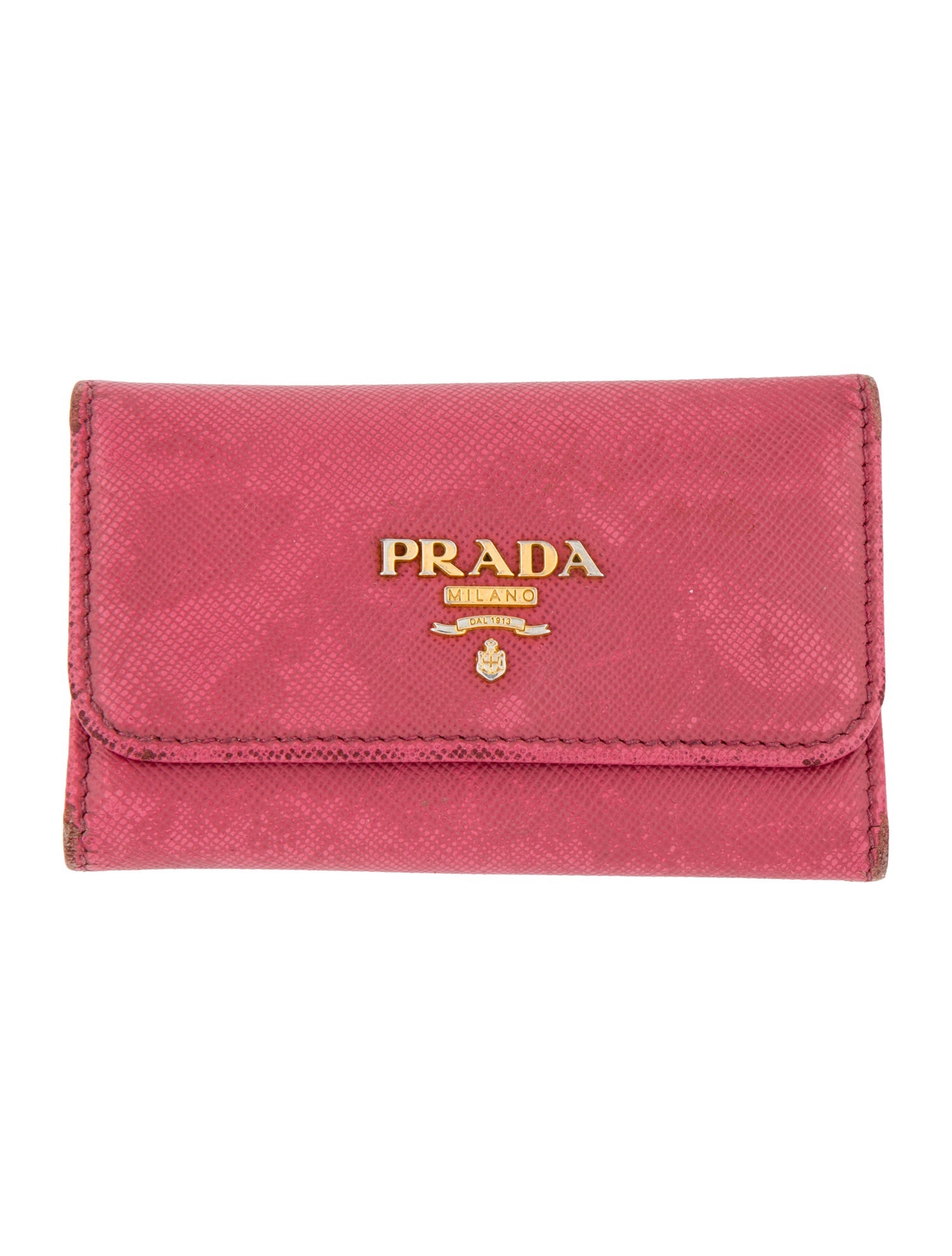 Prada Saffiano Leather Keyholder