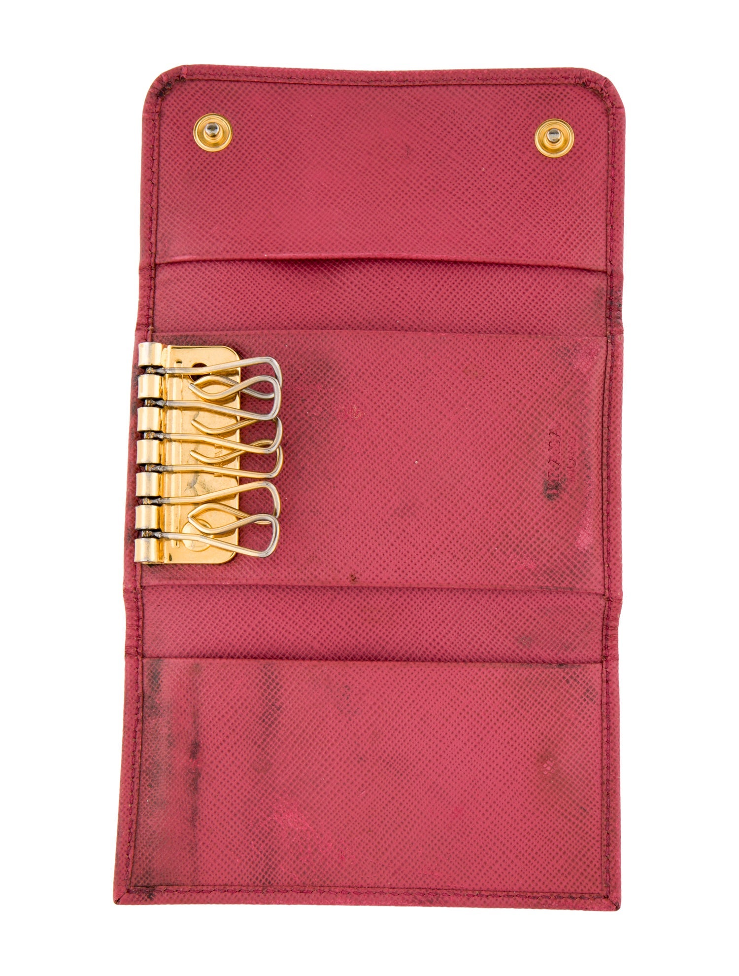 Prada Saffiano Leather Keyholder