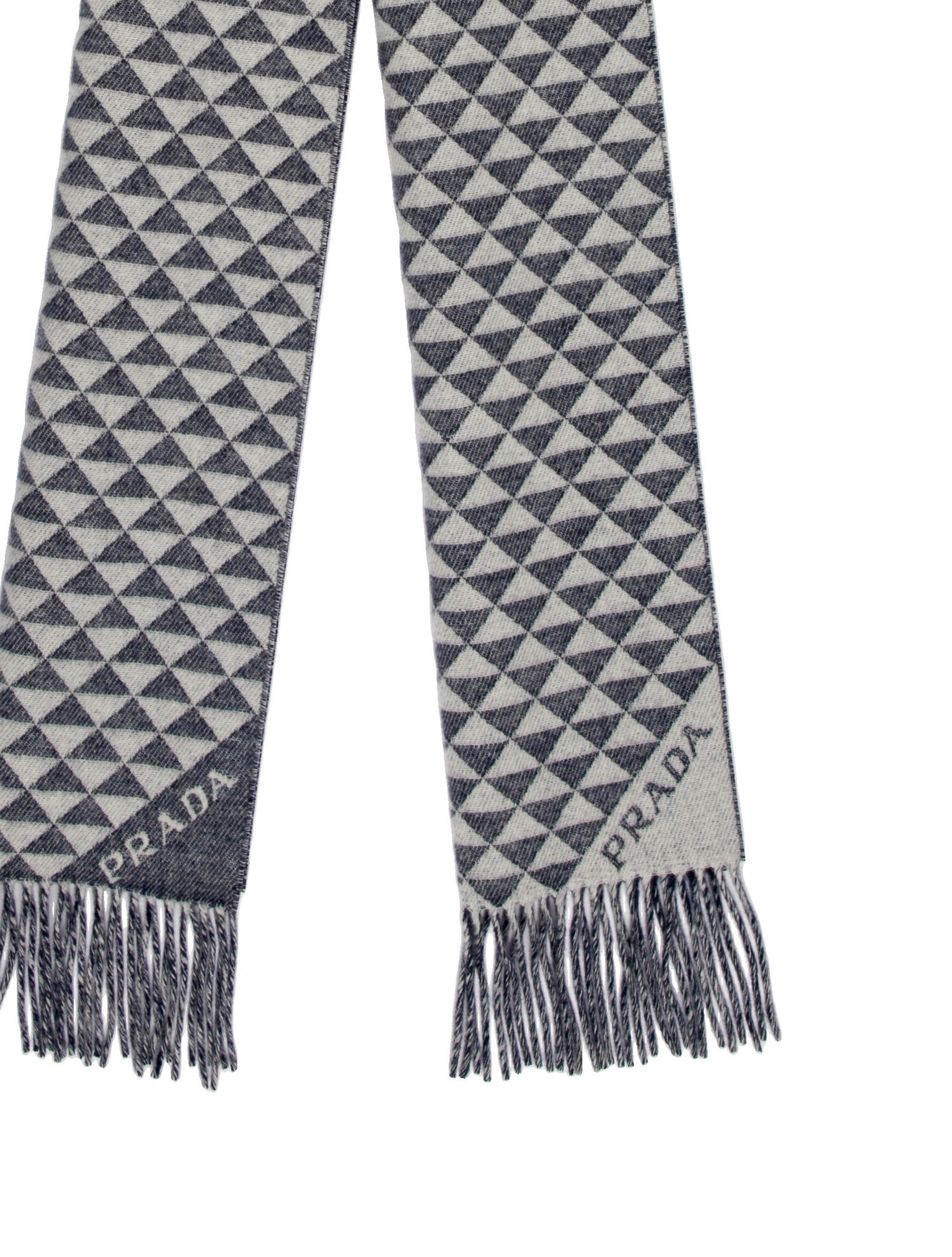 Prada Wool Printed Scarf