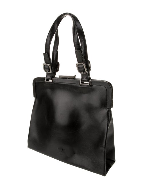 Prada Spazzolato Leather Top Handle Bag