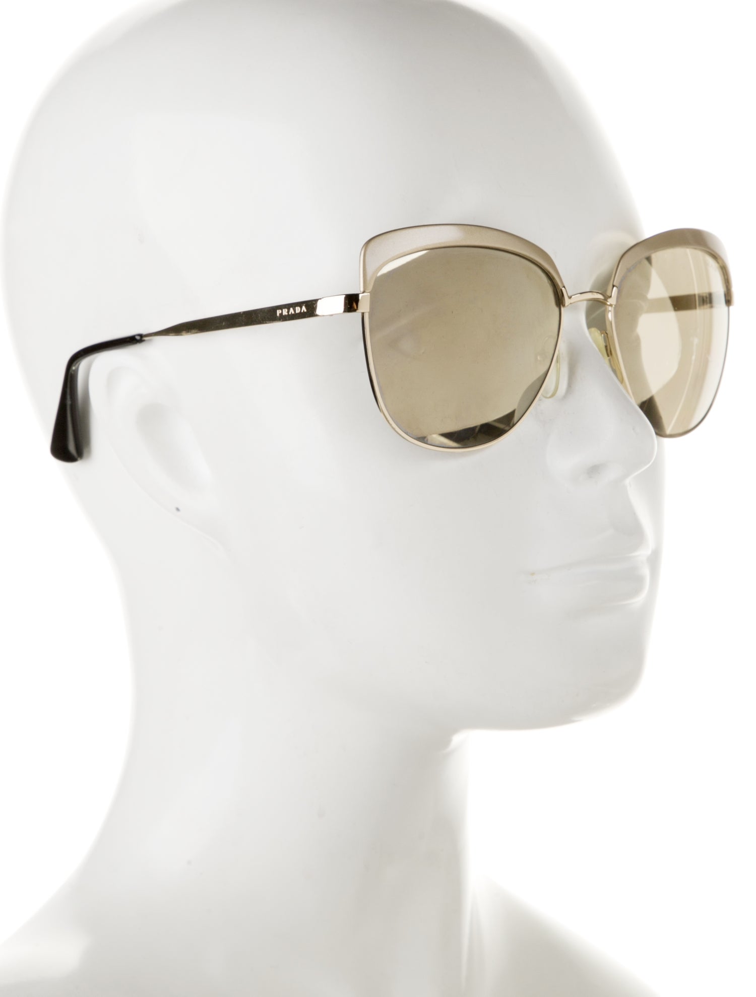 Prada Aviator Tinted Sunglasses