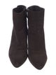 Prada Suede Leather Trim Embellishment Boots