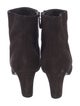Prada Suede Leather Trim Embellishment Boots