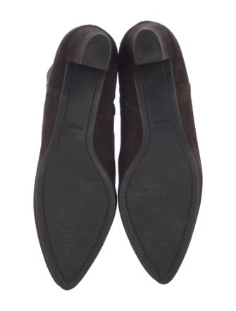 Prada Suede Leather Trim Embellishment Boots