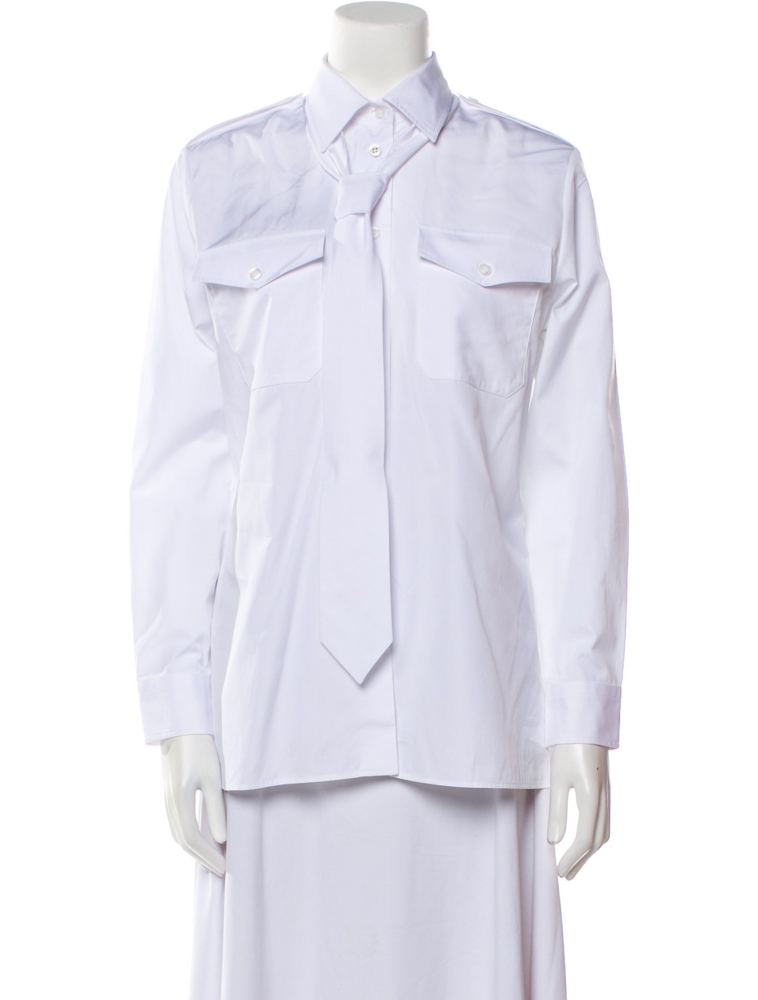 Prada 2024 Long Sleeve Button-Up Top w/ Tags