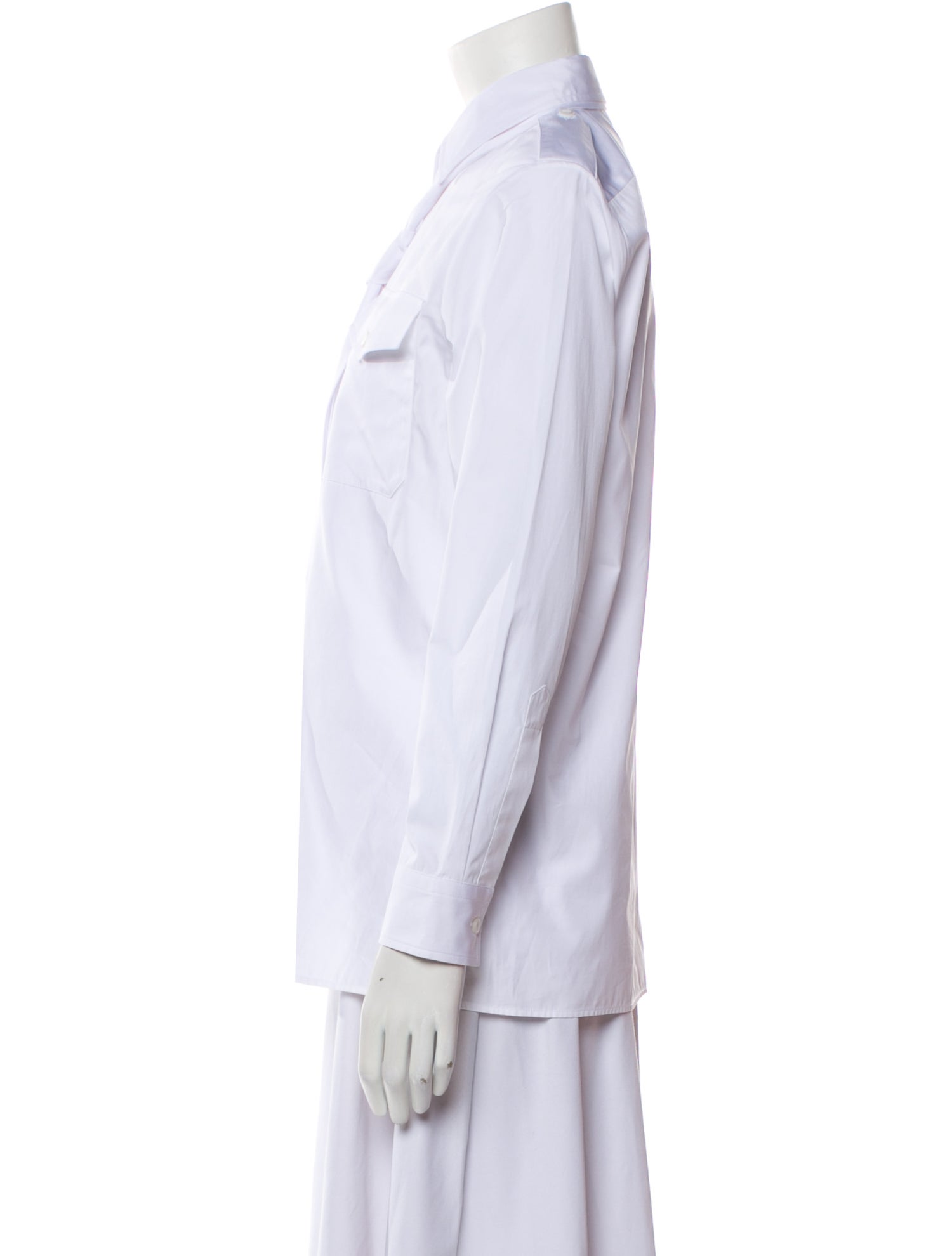 Prada 2024 Long Sleeve Button-Up Top w/ Tags