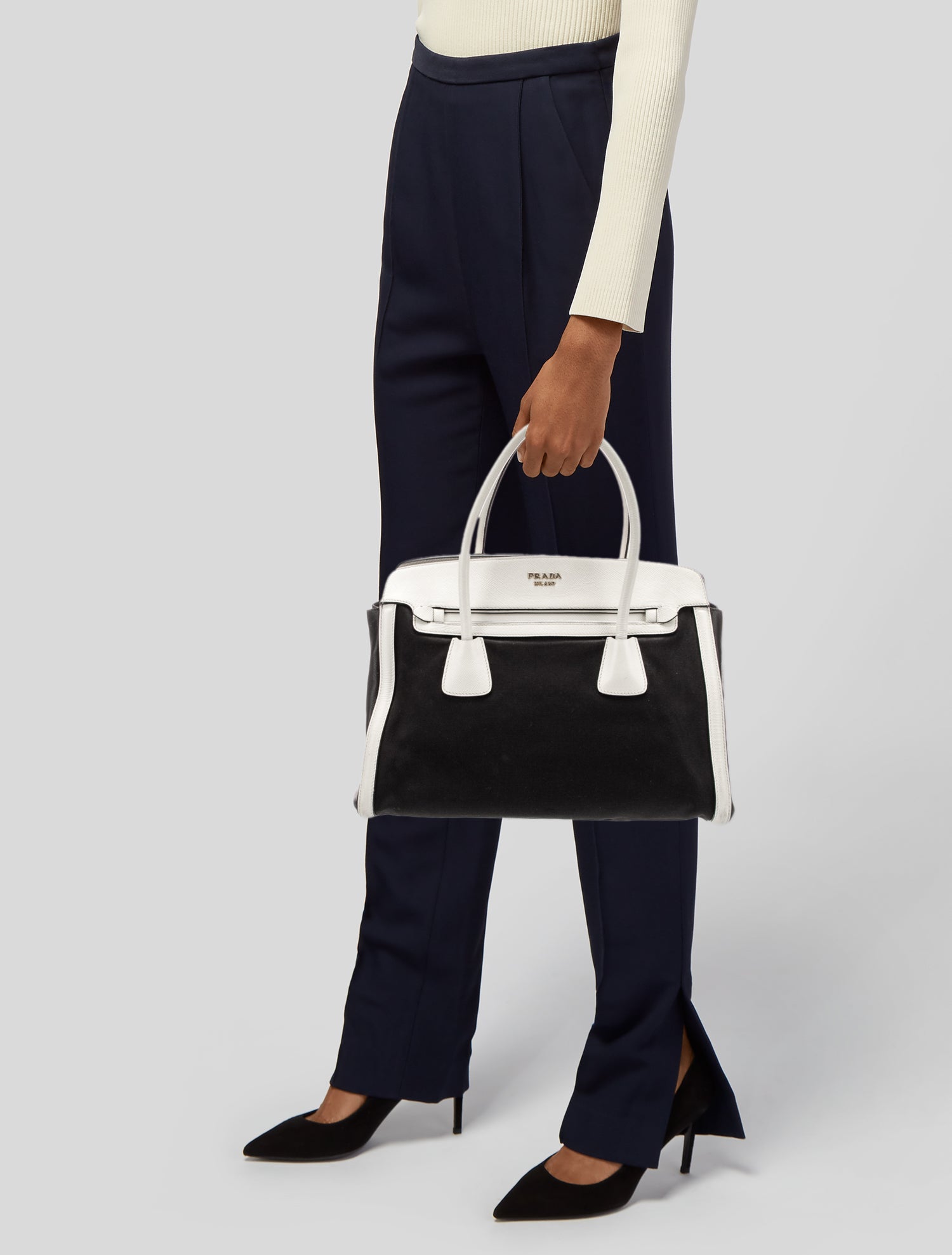 Prada Tessuto Top Handle Bag Medium