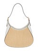 Prada Enameled Metal Triangle Cleo Large