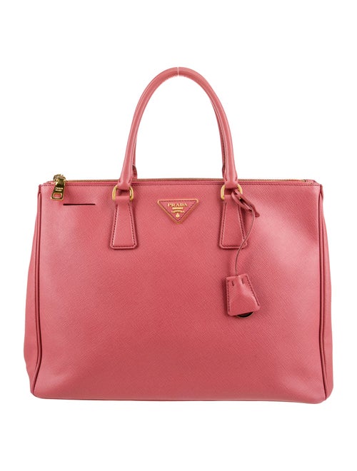 Prada Saffiano Lux Leather Galleria Double Zip Large