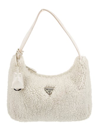 Prada Enameled Metal Triangle Re-Edition 2000