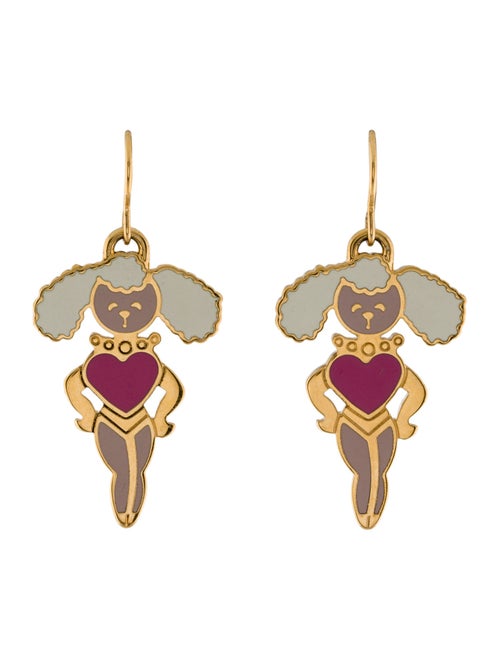 Prada Enamel Drop Earrings