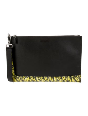 Prada Saffiano Lux Leather Clutch