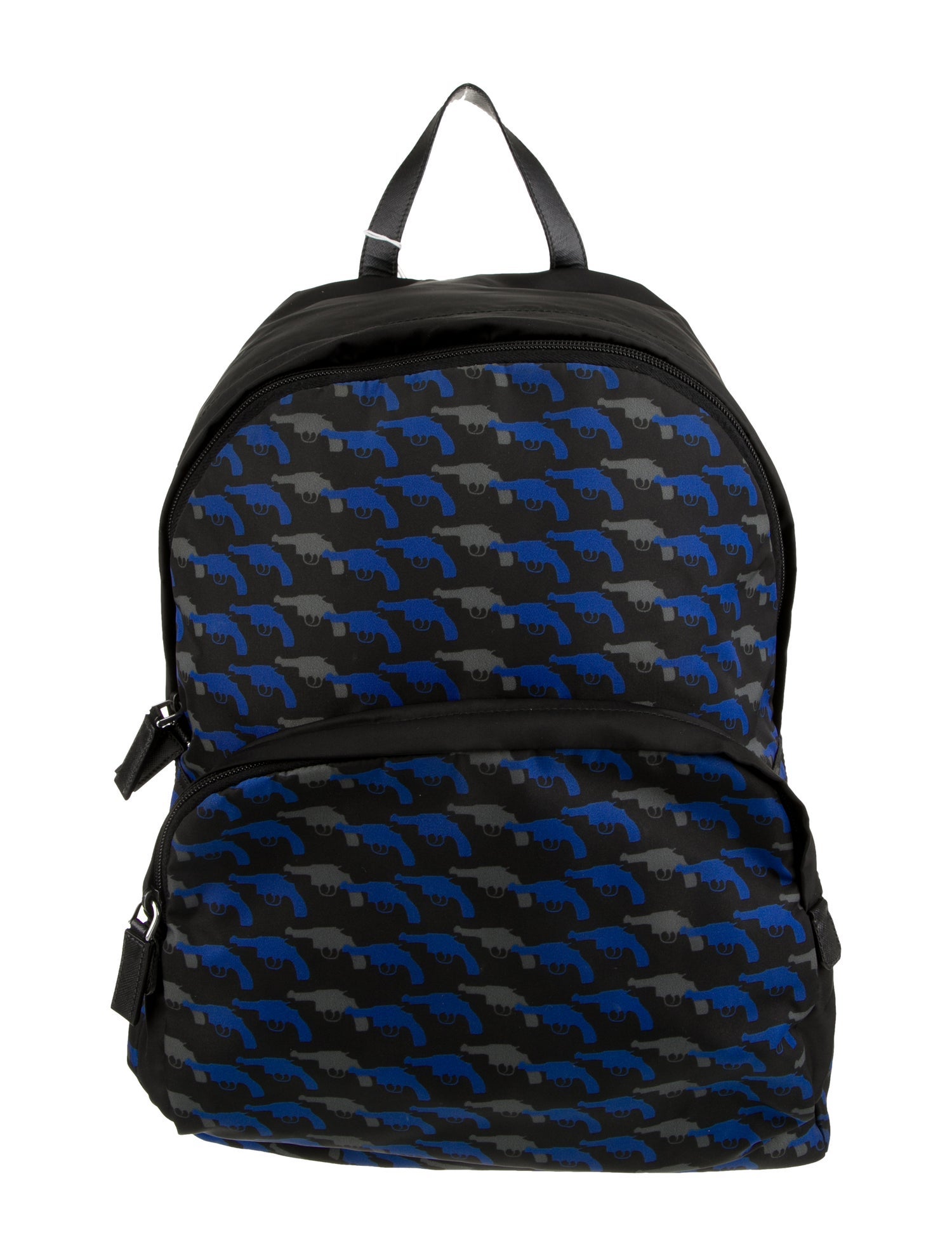 Prada Saffiano Leather Tessuto Stampata