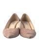 Prada Suede Scalloped Accent Pumps