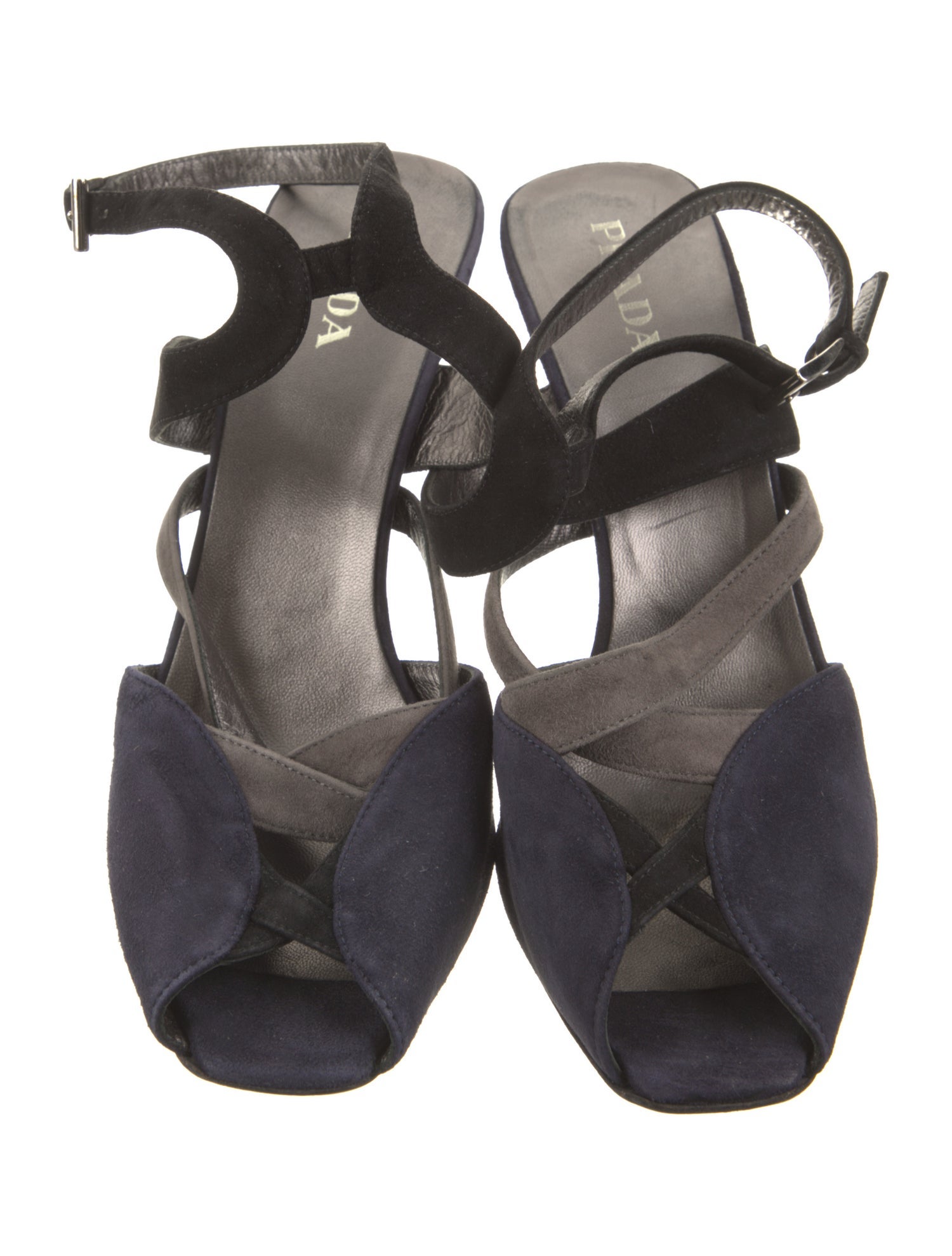 Prada Suede Slingback Pumps