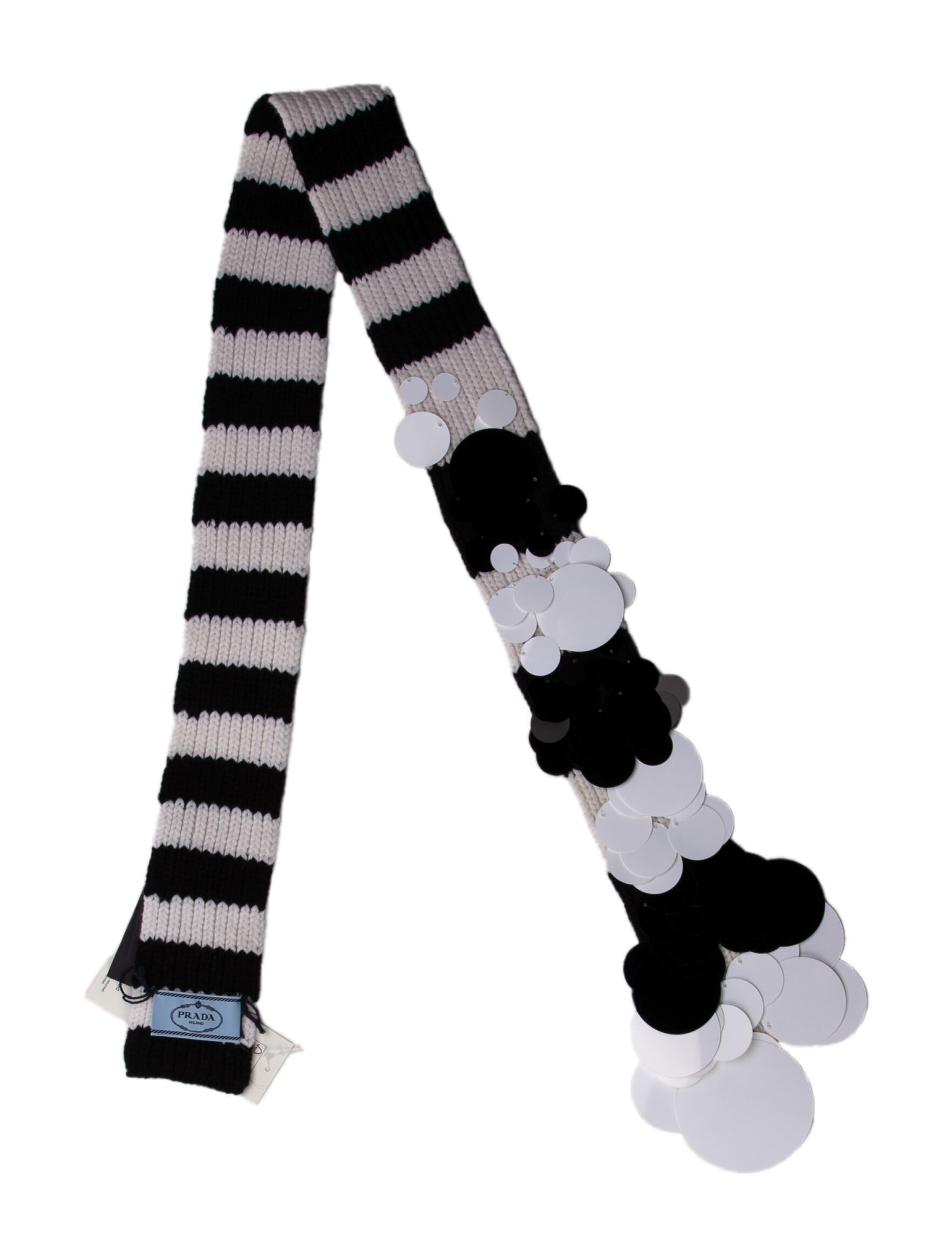 Prada Striped Scarf