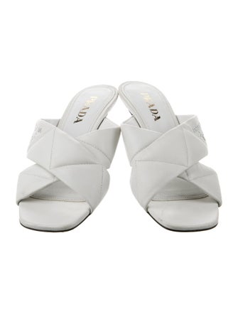 Prada Leather Slides