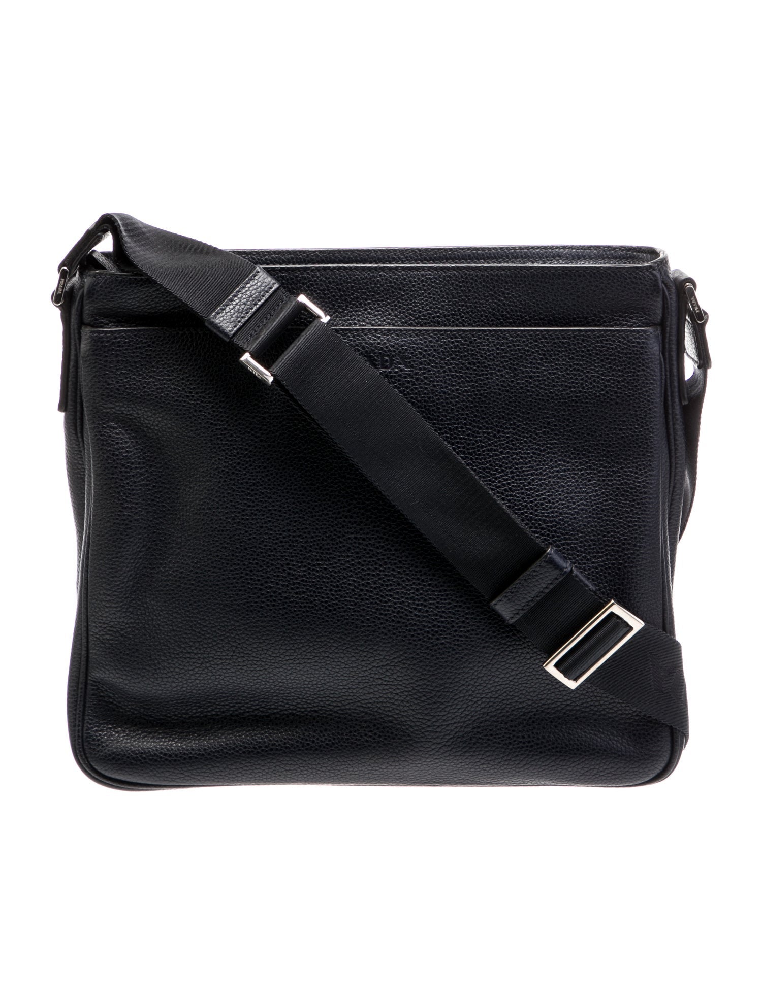 Prada Leather Messenger Bag