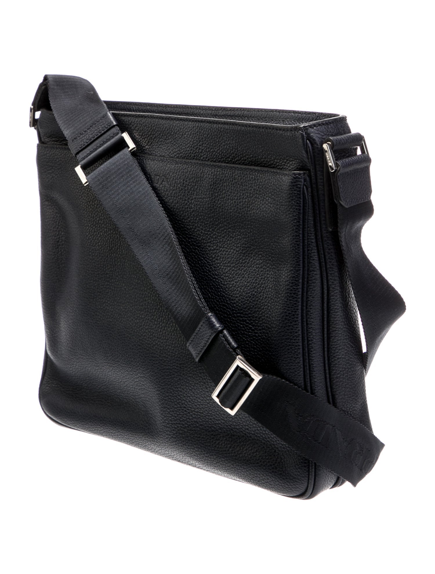 Prada Leather Messenger Bag