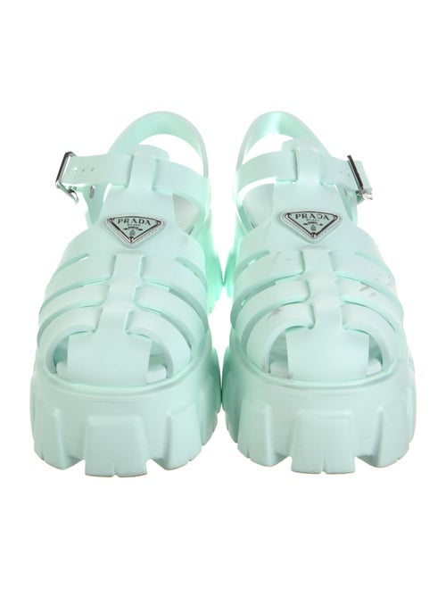 Prada Rubber Gladiator Sandals