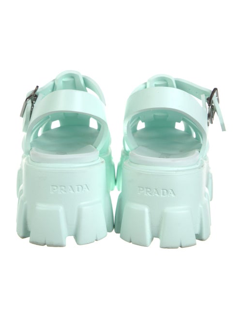 Prada Rubber Gladiator Sandals