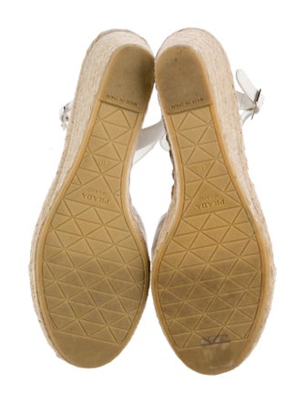 Prada Leather Espadrilles