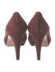 Prada Suede Bow Accents Pumps