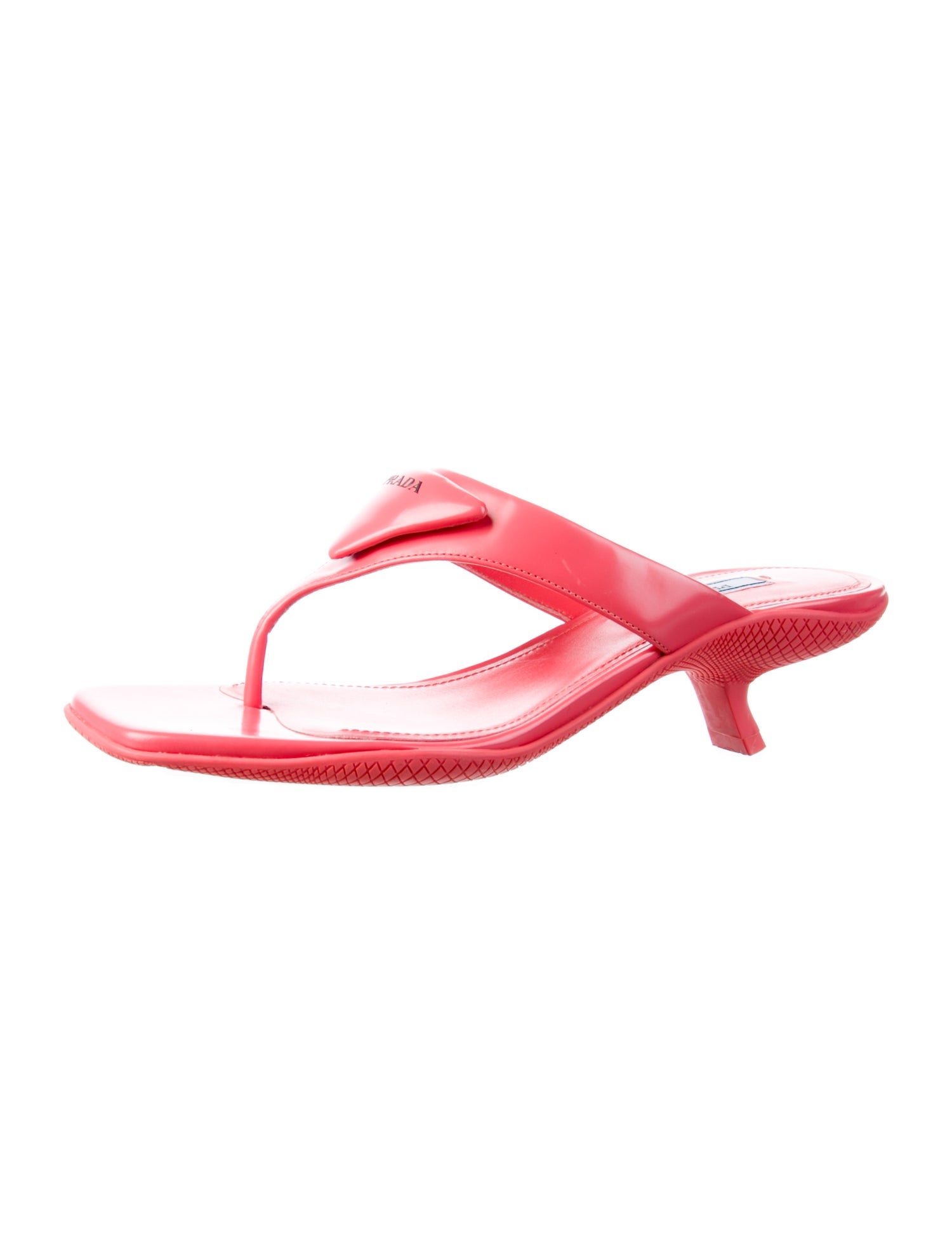 Prada Leather Flip Flops