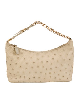 Prada Enameled Metal Triangle Catena