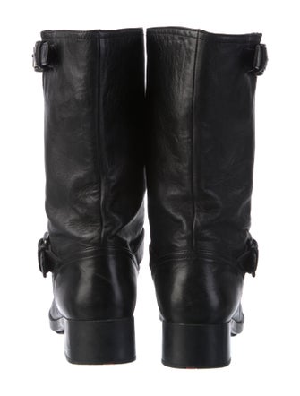 Prada Alligator Moto Boots