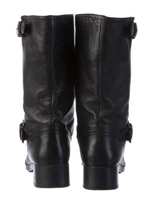 Prada Alligator Moto Boots