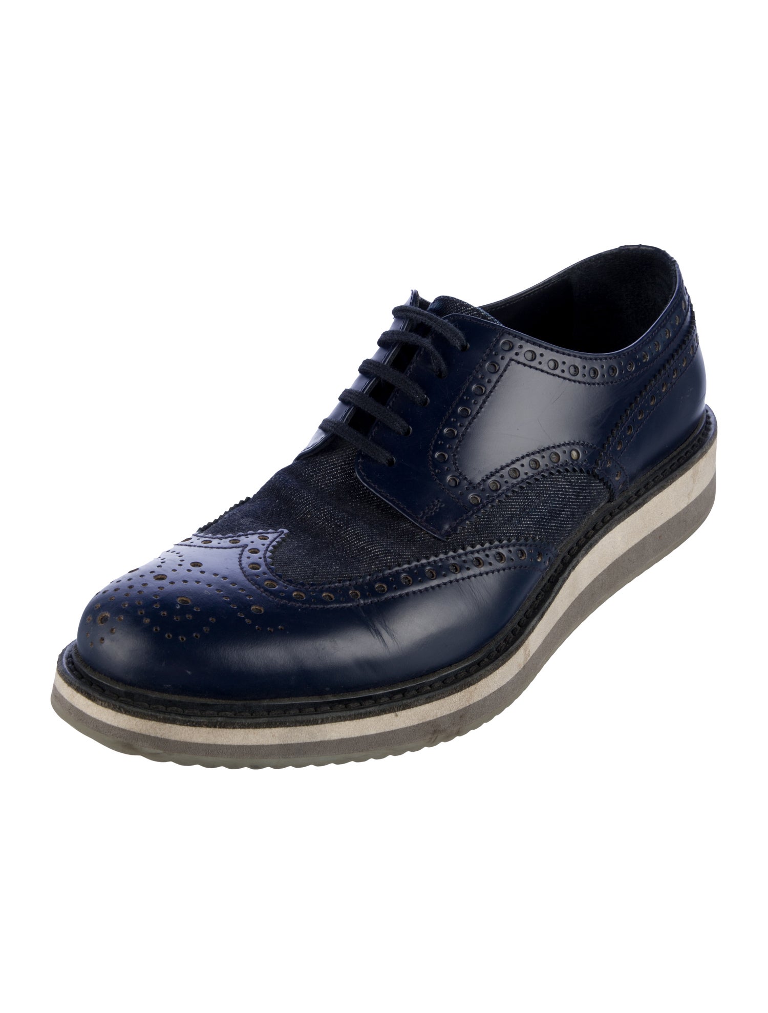 Prada Leather Brogues