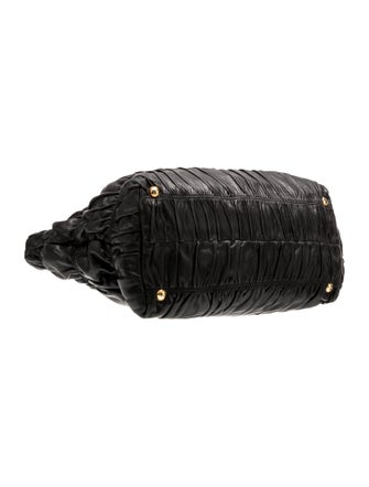 Prada Nappa Gaufre Leather Top Handle Bag
