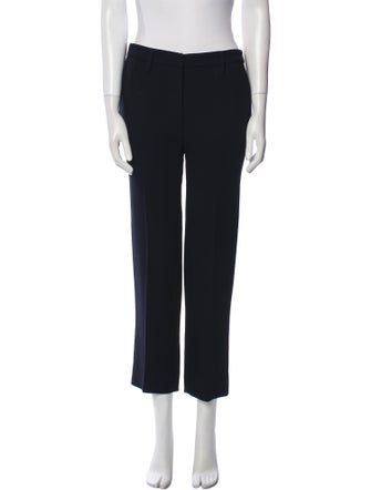 Prada Virgin Wool Straight Leg Pants