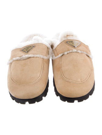 Prada Suede Mules