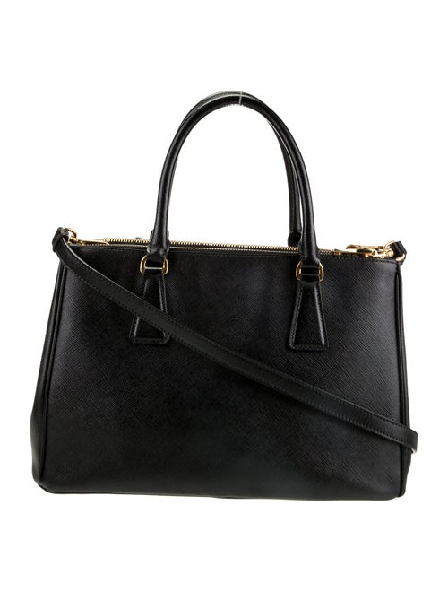 Prada Saffiano Lux Leather Galleria Double Zip