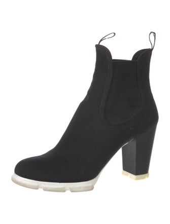 Prada Neoprene Chelsea Boots