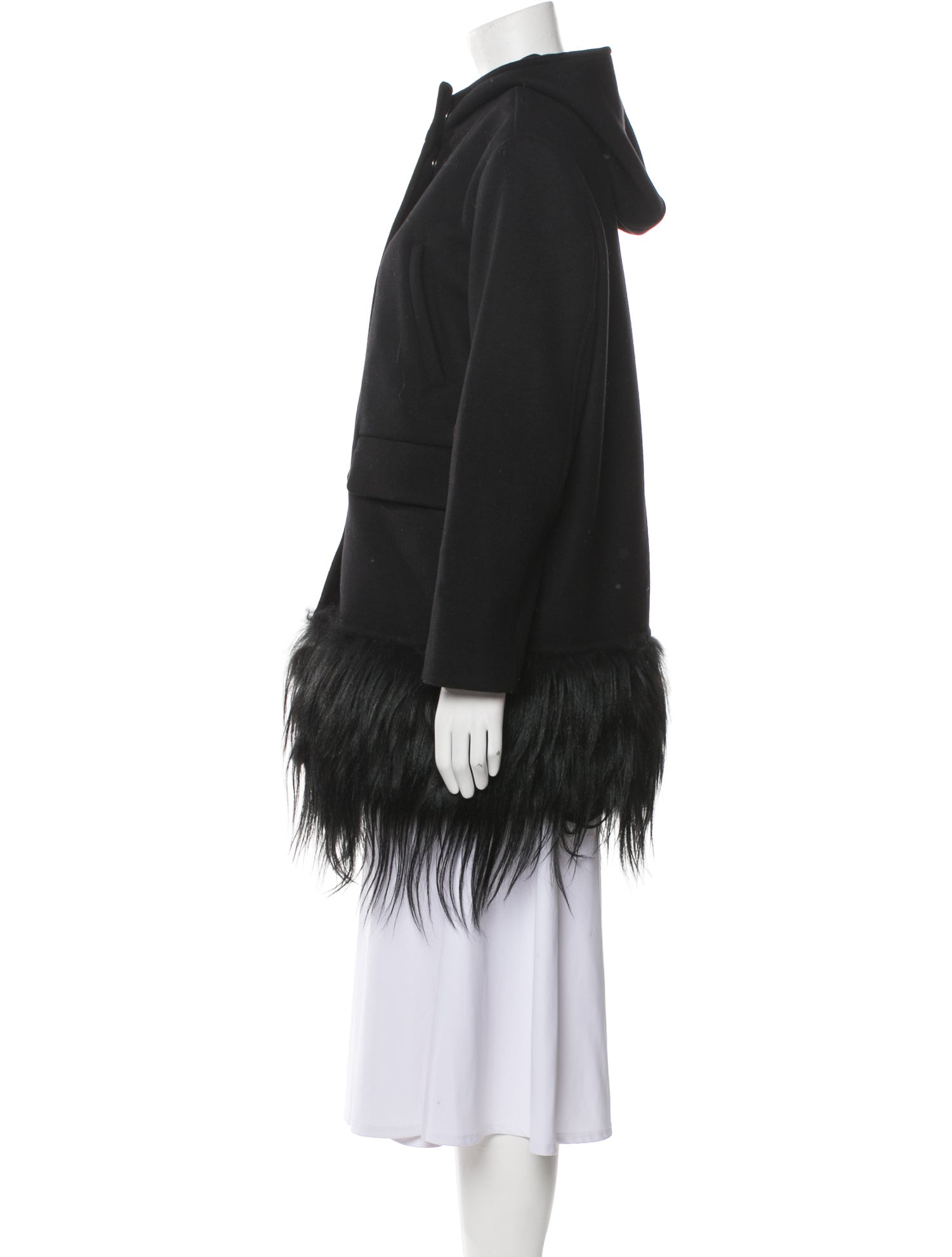 Prada 2014 Virgin Wool Fur Coat