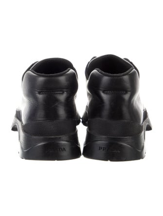 Prada Leather Hiking Boots