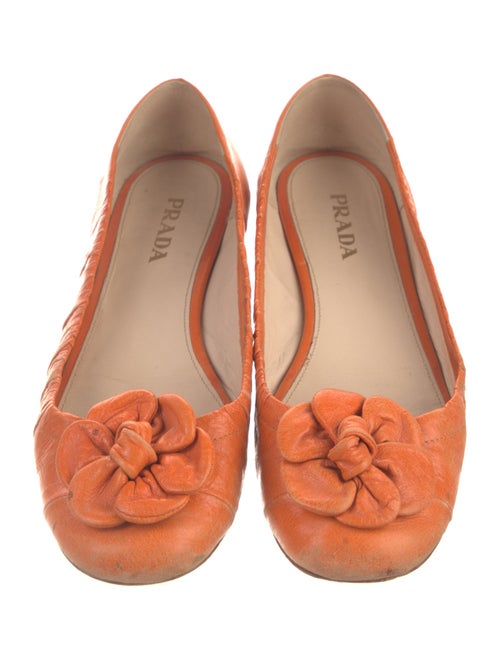 Prada Leather Ballet Flats