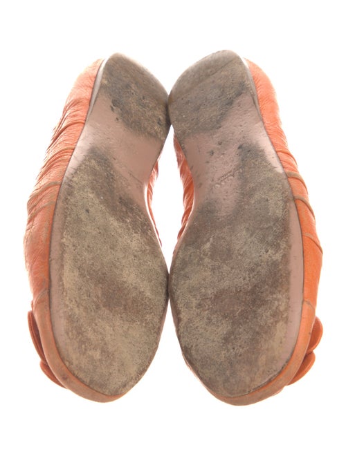 Prada Leather Ballet Flats
