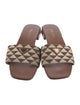 Prada Canvas Printed Slides