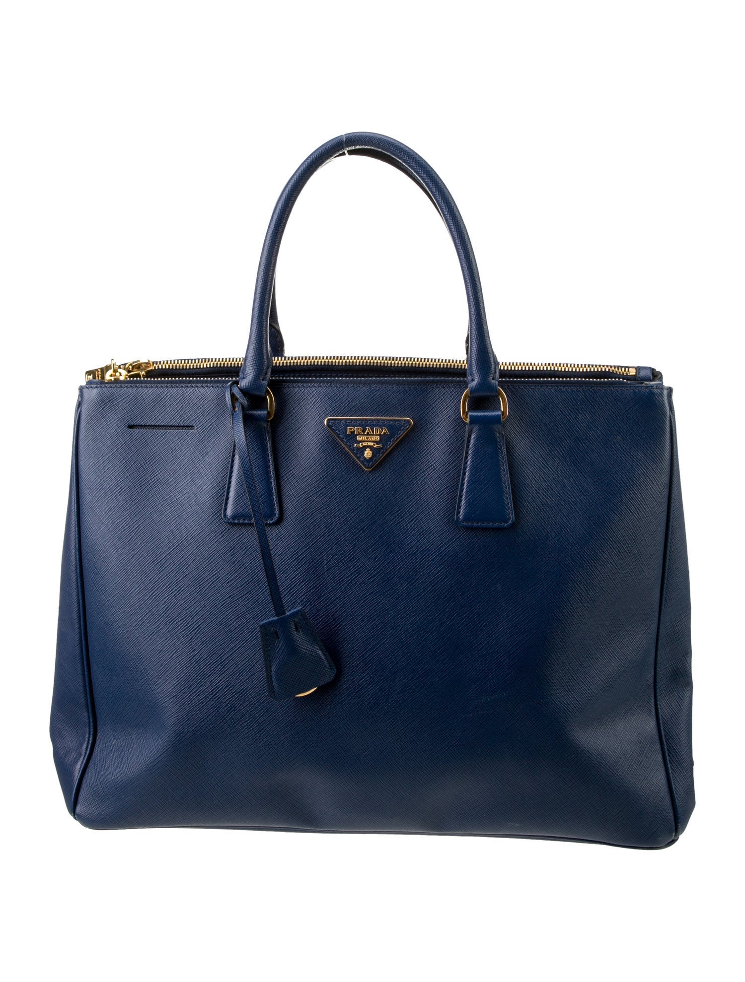 Prada Saffiano Leather Galleria Double Zip