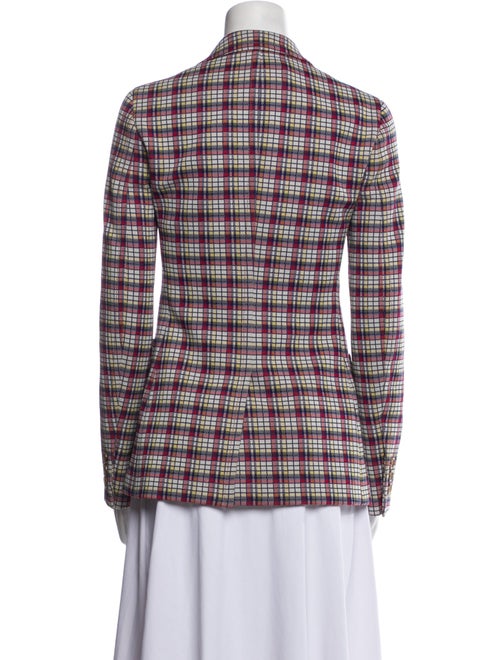 Prada 2017 Plaid Print Blazer