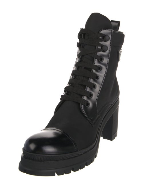 Prada Nylon Combat Boots