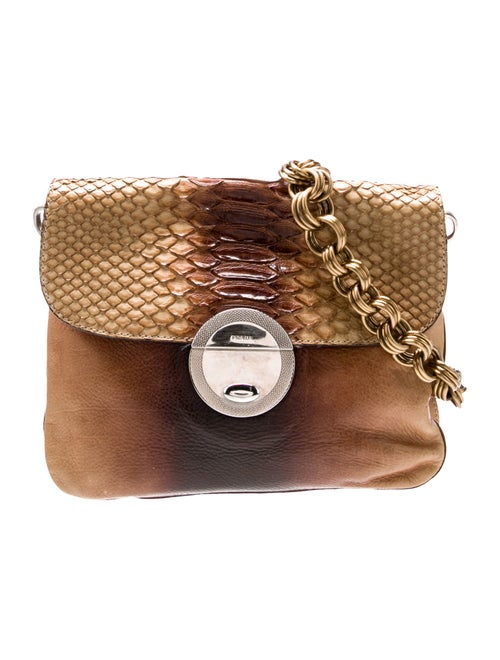 Prada Vitello Leather Shoulder Bag