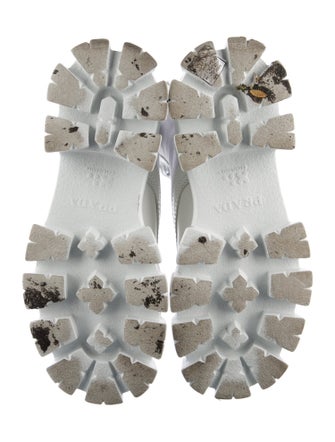 Prada Leather Combat Boots