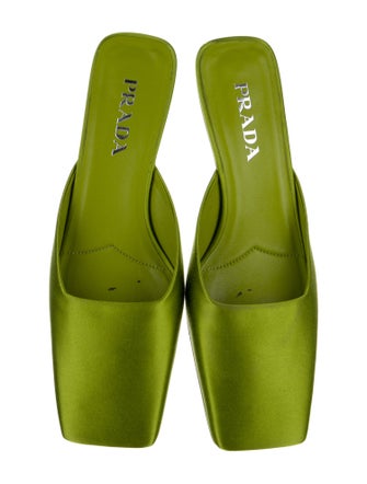Prada Satin Mules