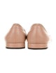 Prada Leather Bow Accents Ballet Flats